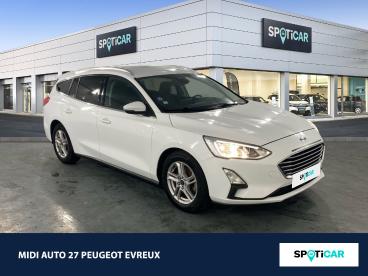 SPOTICAR Ford Focus Sw 1.0 Ecoboost 100ch Trend Business Occasion - Break Essence Blanc Glacier - Normanville - 1203463927_3