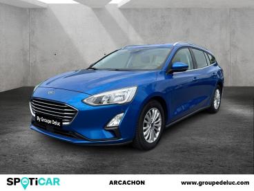 SPOTICAR Ford Focus Sw 1.0 Ecoboost 125ch Titanium Occasion - Break Essence Fashion Bleu Island - La Teste De Buch - 1203572813_1
