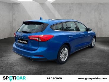 SPOTICAR Ford Focus Sw 1.0 Ecoboost 125ch Titanium Occasion - Break Essence Fashion Bleu Island - La Teste De Buch - 1203572813_2