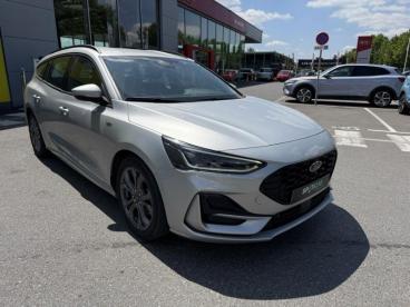 SPOTICAR Ford Focus Sw 1.0 Ecoboost 125ch Mhev St Line Occasion - Break Hybride Gris Lunaire Métallisé - Vert Saint Denis - 1203591191_3