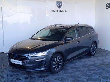 SPOTICAR Ford Focus Sw 1.0 Flexifuel Hybrid 125 Titanium X Busi Occasion - Break Hybride Gris Foncé - Treillieres - 1203849505_1