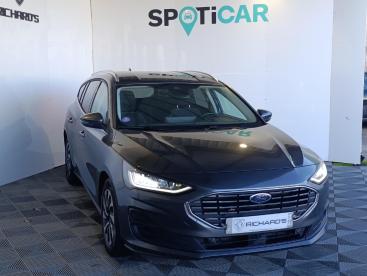 SPOTICAR Ford Focus Sw 1.0 Flexifuel Hybrid 125 Titanium X Busi Occasion - Break Hybride Gris Foncé - Treillieres - 1203849505_2