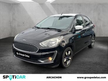 SPOTICAR Ford Ka 1.2 Ti-vct 85ch S&s Black Edition Occasion - Citadine Essence Noir - La Teste De Buch - 1203868925_1