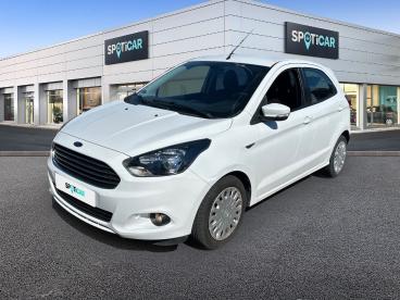 SPOTICAR Ford Ka + 1.2 Ti-vct 70 Essential Occasion - Citadine Essence Blanc - Villeneuve d'ascq - 1204142253_1