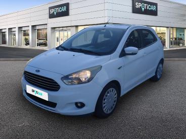SPOTICAR Ford Ka + 1.2 Ti-vct 85 Ultimate Occasion - Citadine Essence Blanc - Saint Malo - 1204158485_1