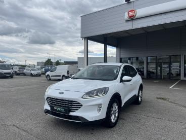 SPOTICAR Ford Kuga 2.5 190 Hybrid Flexifuel Pshift Titanium Occasion - Suv-4x4 Essence Blanc - Tournon-sur-rhone - 1203509605_1