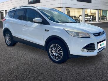 SPOTICAR Ford Kuga .0 Tdci 140 Fap Powershift 4wd Titanium Occasion - Suv-4x4 Diesel Blanc - Hyeres - 1203524239_3