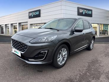 SPOTICAR Ford Kuga 2.5 Duratec 190ch Fhev E85 Vignale Bva Occasion - Suv-4x4 Hybride Gris Solar Métallisée - Autun - 1203663429_1