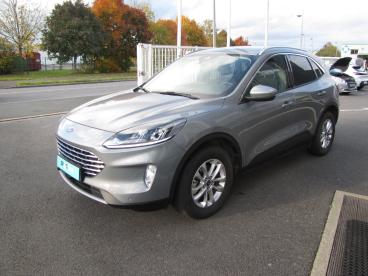 SPOTICAR Ford Kuga 2.5 190 Hybrid Flexifuel Pshift Titanium Occasion - Suv-4x4 Hybride Rechargeable Gris Clair - Bain De Bretagne - 1203749100_2