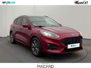 SPOTICAR Ford Kuga 2.5 Duratec 190ch Fhev E85 St-line Bva Occasion - Suv-4x4 Hybride Premium Rouge Lucid - Bias - 1203882907_3