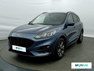 SPOTICAR Ford Kuga 2.5 Duratec 190ch Fhev E-cvt St-line Occasion - Suv-4x4 Hybride Bleu Fonce - Bourg En Bresse - 1204049543_1