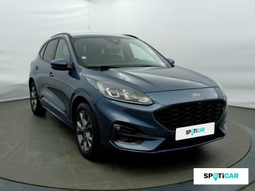 SPOTICAR Ford Kuga 2.5 Duratec 190ch Fhev E-cvt St-line Occasion - Suv-4x4 Hybride Bleu Fonce - Bourg En Bresse - 1204049543_3