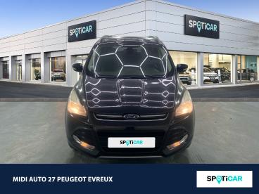 SPOTICAR Ford Kuga 2.0 Tdci 140ch Fap Titanium Occasion - Suv-4x4 Diesel Noir Scala - Normanville - 1204173550_2