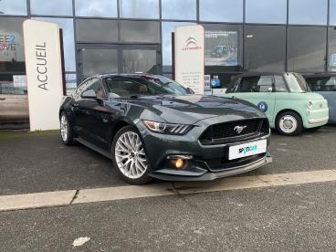 SPOTICAR Ford Mustang 5.0 Ti Vct V8 Gt Occasion - Coupé-cabriolet Essence Vert - Saumur - 1203390468_3
