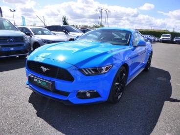 SPOTICAR Ford Mustang 2.3 Ecoboost 317ch Bva6 Occasion - Coupé-cabriolet Essence Bleu Lightning - Sainte Genevieve Des Bois - 1204057568_1