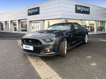 SPOTICAR Ford Mustang 5.0 Ti Vct V8 Gt Occasion - Coupé-cabriolet Essence Vert - Saumur - 1204211581_1