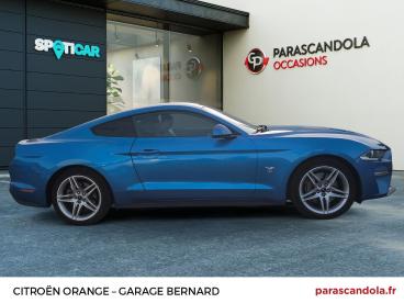 SPOTICAR Ford Mustang 2.3 Ecoboost 290ch Bva10 Occasion - Coupé-cabriolet Essence Bleu Kona - Carpentras - 1204230454_4