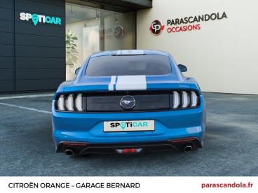 SPOTICAR Ford Mustang 2.3 Ecoboost 290ch Bva10 Occasion - Coupé-cabriolet Essence Bleu Kona - Carpentras - 1204230454_5