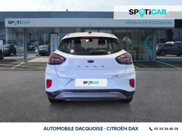 SPOTICAR Ford Puma 1.0 Ecoboost 125ch S&s Mhev Titanium Powershift Occasion - Suv-4x4 Hybride Blanc Glacier - Mees - 1203619088_5