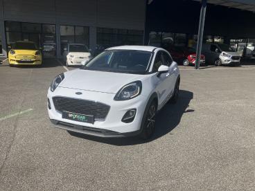 SPOTICAR Ford Puma 1.0 Flexifuel Hybrid 125 Titanium Busin. Occasion - Suv-4x4 Essence Blanc - Tournon-sur-rhone - 1203657435_1