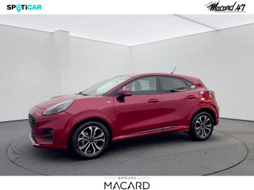 SPOTICAR Ford Puma 1.0 Flexifuel 125ch S&s Mhev St-line Occasion - Suv-4x4 Gpl Rouge Fantastic Métallisée Premium - Boe - 1203668308_1