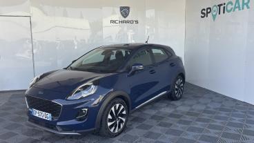 SPOTICAR Ford Puma 1.0 Flexifuel Hybrid 125 Mhev Titanium Occasion - Suv-4x4 Hybride Bleu - Treillieres - 1203706228_1