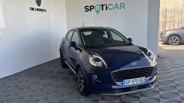 SPOTICAR Ford Puma 1.0 Flexifuel Hybrid 125 Mhev Titanium Occasion - Suv-4x4 Hybride Bleu - Treillieres - 1203706228_3