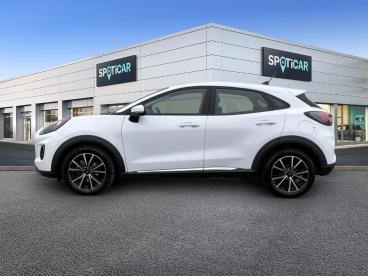 SPOTICAR Ford Puma 1.0 Ecoboost 125ch Mhev Titanium 6cv Occasion - Suv-4x4 Hybride Blanc Glacier - Reims - 1203807197_4