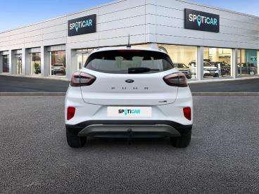 SPOTICAR Ford Puma 1.0 Ecoboost 125ch Mhev Titanium 6cv Occasion - Suv-4x4 Hybride Blanc Glacier - Reims - 1203807197_5