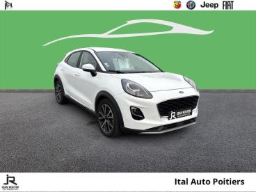 SPOTICAR Ford Puma 1.0 Ecoboost 125ch Mhev Titanium 6cv Occasion - Suv-4x4 Hybride Blanc Glacier - Poitiers - 1203822358_3