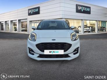 SPOTICAR Ford Puma 1.0 Ecoboost 125ch Mhev St-line 6cv Occasion - Suv-4x4 Hybride Blanc Glacier - Saint Dizier - 1203839456_2
