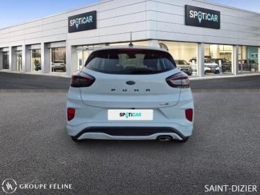 SPOTICAR Ford Puma 1.0 Ecoboost 125ch Mhev St-line 6cv Occasion - Suv-4x4 Hybride Blanc Glacier - Saint Dizier - 1203839456_5