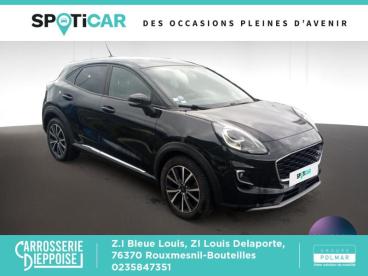 SPOTICAR Ford Puma 1.0 Ecoboost 125ch Mhev Titanium Occasion - Suv-4x4 Hybride Noir Agate Métallisée - Rouxmesnil-bouteilles - 1203916889_3