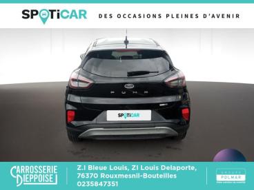 SPOTICAR Ford Puma 1.0 Ecoboost 125ch Mhev Titanium Occasion - Suv-4x4 Hybride Noir Agate Métallisée - Rouxmesnil-bouteilles - 1203916889_5