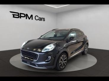 SPOTICAR Ford Puma 1.0 Ecoboost 125ch Mhev Titanium 6cv Occasion - Suv-4x4 Hybride Noir Agate Métallisée - Saint Doulchard - 1203946239_1
