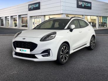 SPOTICAR Ford Puma 1.0 Ecoboost Hybrid 125 (mhev) St-line Occasion - Suv-4x4 Essence Blanc - Tonnay Charente - 1203955572_1