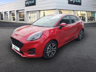 SPOTICAR Ford Puma 1.0 Ecoboost Hybrid 125ch St-line S&s Occasion - Suv-4x4 Hybride Rouge Fantastic Métallisée Premium - Dunkerque - 1203972700_1