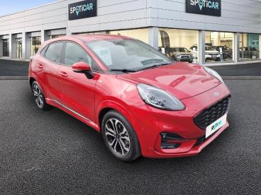 SPOTICAR Ford Puma 1.0 Ecoboost Hybrid 125ch St-line S&s Occasion - Suv-4x4 Hybride Rouge Fantastic Métallisée Premium - Dunkerque - 1203972700_3