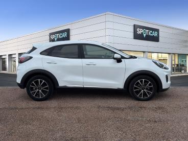 SPOTICAR Ford Puma 1.0 Ecoboost 125ch Mhev Titanium 6cv Occasion - Suv-4x4 Hybride Blanc Glacier - Barberey-saint-sulpice - 1204003755_4