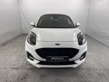 SPOTICAR Ford Puma 1.0 Ecoboost Hybrid 125ch St-line S&s Occasion - Suv-4x4 Hybride Blanc Glacier - Illzach - 1204009043_1