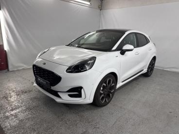 SPOTICAR Ford Puma 1.0 Ecoboost Hybrid 125ch St-line S&s Occasion - Suv-4x4 Hybride Blanc Glacier - Illzach - 1204009043_2