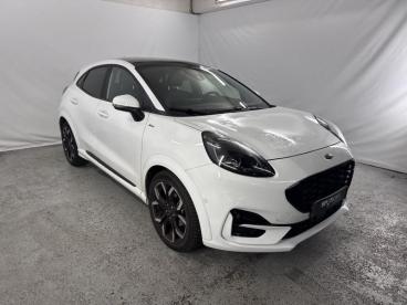 SPOTICAR Ford Puma 1.0 Ecoboost Hybrid 125ch St-line S&s Occasion - Suv-4x4 Hybride Blanc Glacier - Illzach - 1204009043_3