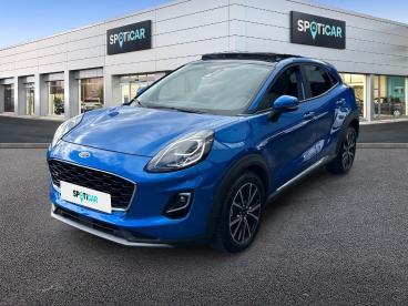 SPOTICAR Ford Puma 1.0 Ecoboost 125 Ch Mhev S&s Powershift Titanium Occasion - Suv-4x4 Hybride Bleu Fonce - Villefranche sur saone - 1204010620_1