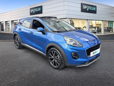 SPOTICAR Ford Puma 1.0 Ecoboost 125 Ch Mhev S&s Powershift Titanium Occasion - Suv-4x4 Hybride Bleu Fonce - Villefranche sur saone - 1204010620_3