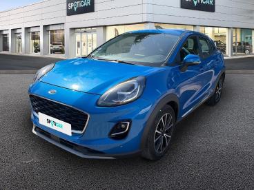SPOTICAR Ford Puma 1.0 Ecoboost 125ch Mhev St-line 6cv Occasion - Suv-4x4 Hybride Bleu - Libourne - 1204034280_1