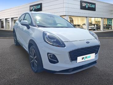 SPOTICAR Ford Puma 1.0 Ecoboost 125ch Mhev Titanium Business 6cv Occasion - Suv-4x4 Hybride Blanc Glacier - Reims - 1204105930_3