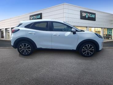 SPOTICAR Ford Puma 1.0 Ecoboost 125ch Mhev Titanium Business 6cv Occasion - Suv-4x4 Hybride Blanc Glacier - Reims - 1204105930_4