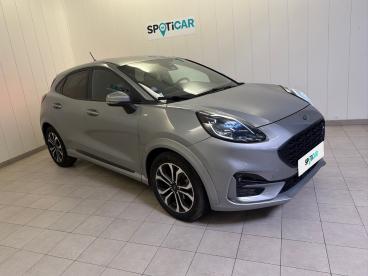 SPOTICAR Ford Puma 1.0 Ecoboost 125ch Mhev St-line 6cv Occasion - Suv-4x4 Hybride Gris Solar Métallisée - Brest - 1204128892_3