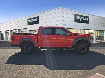 SPOTICAR Ford Ranger F150 Supercrew 3.5 Ecoboost V6 456ch Stop&start Do Occasion - Utilitaire Essence Orange Raptor - Reims - 1203648147_4