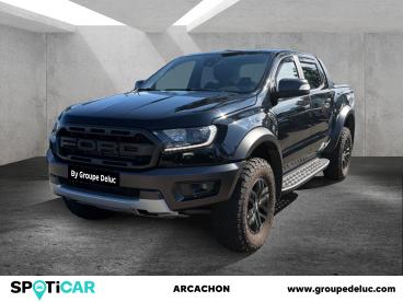 SPOTICAR Ford Ranger 2.0 Tdci 213ch Double Cabine Raptor Bva10 Occasion - Utilitaire Diesel Noir Shadow - La Teste De Buch - 1203732523_1